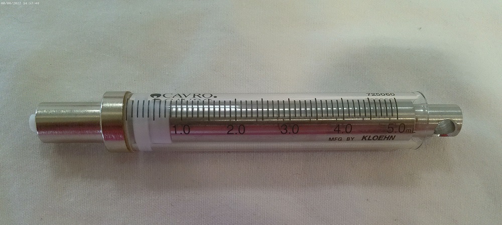 PerkinElmer Multiprobe Syringe 5ml - Image 1