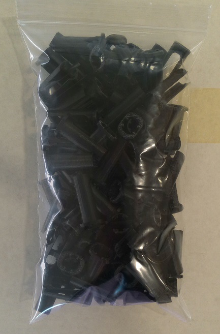 10619457 Tube Carrier Insert, Black, 10mm