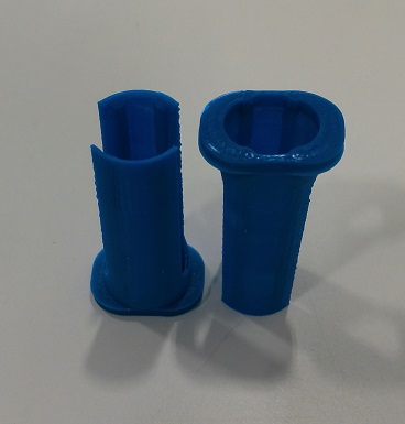 Tube Carrier Insert, Blue, 13mm