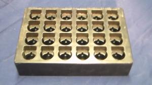 MTP block adapter, aluminum 1.5ML Eppendorf 24 position 10762017