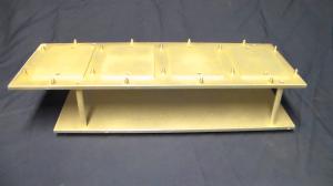 4 Position MTP Microplate Carrier Rack Fixed Elevated for Tecan Genesis, EVO. Non-POSid