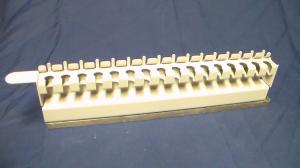 Tecan 16 position Strip Rack, Tube Carrier 1.5 mL or 2.0 mL Microfuge with Hinged cap.