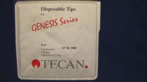 Tecan 10612516 Disposable Tips, 10ul, Black, Non-filtered, Sterile, Conductive, diti tip. 96 per pk