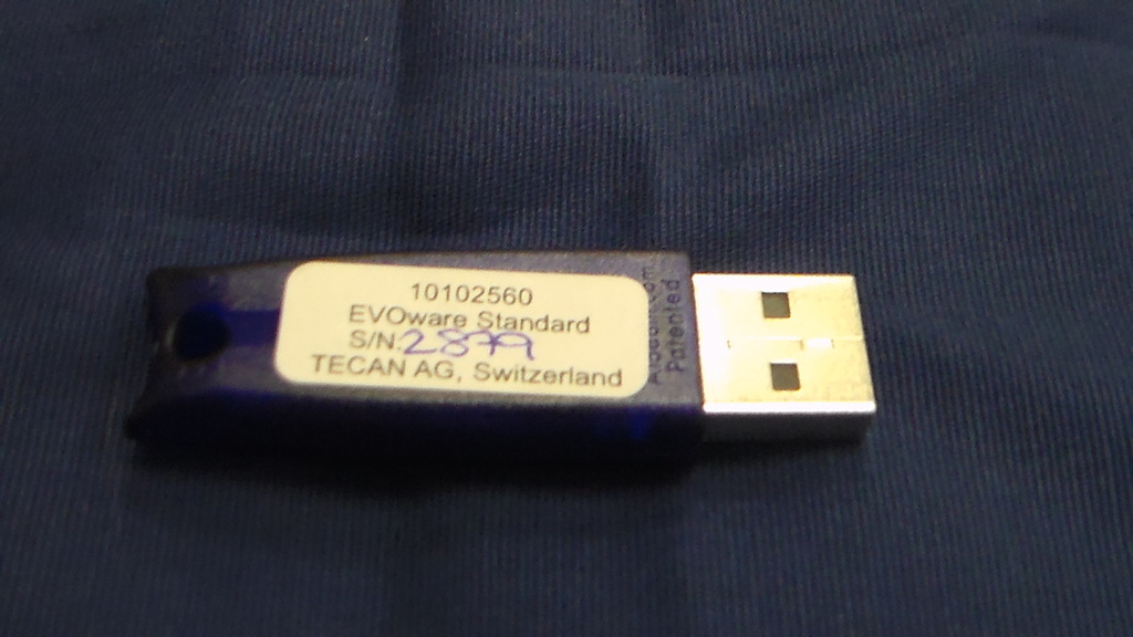 Tecan EVOware standard 2.7 SP2 Soft USB lock. Software for Tecan Evo.