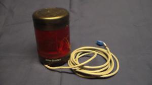 Red Safety Signal LIGHT (or Emergency Stop Light) By Allen Bradley, for lab workstation.