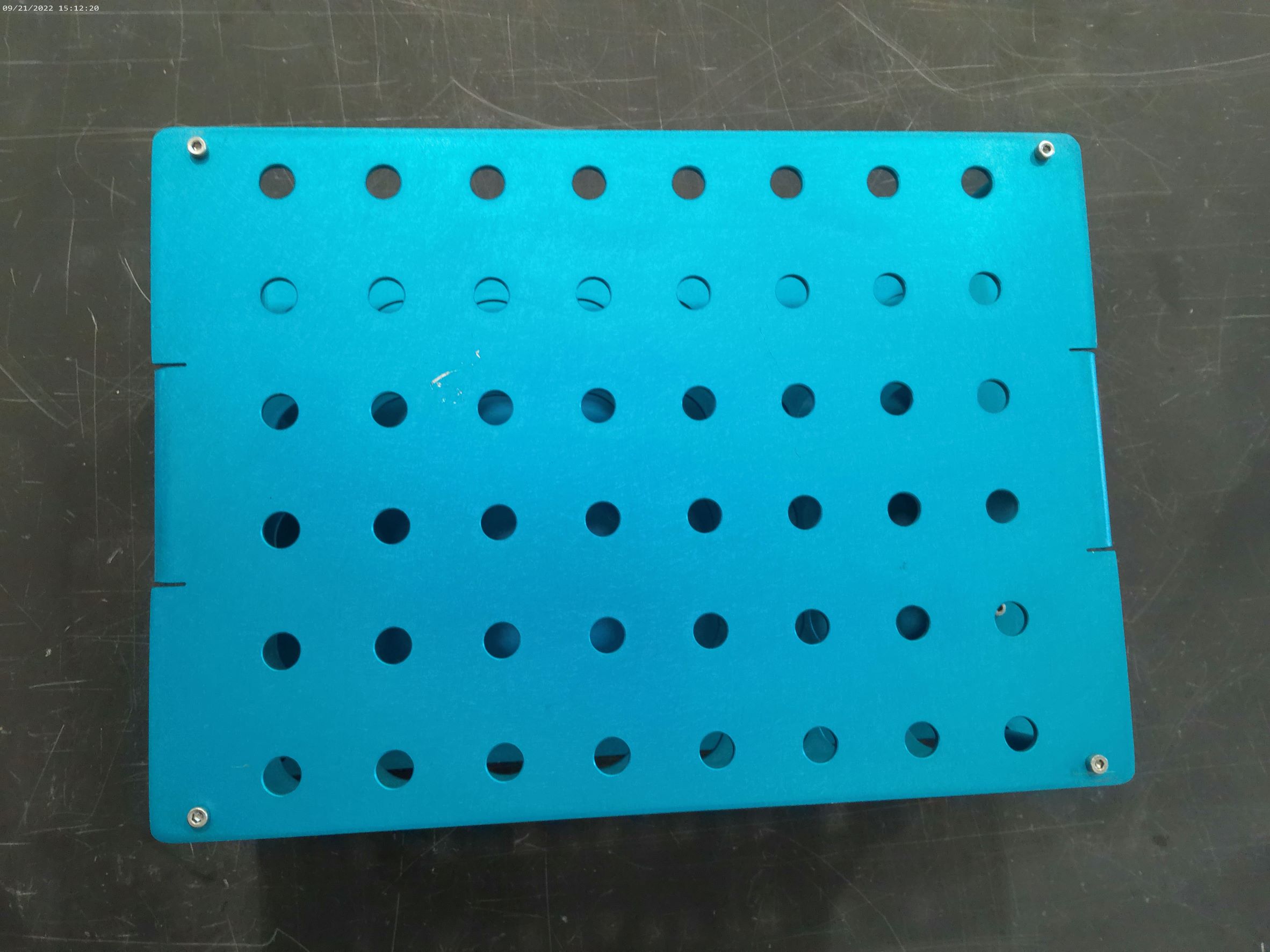 Tecan Vial Carrier, 37 mm, 48-Position, Septa Piercing 30018940 - Image 1