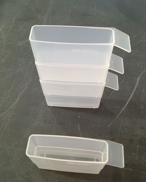 120 ml Disposable Reagent Trough Reservoir. PP. by applied biosystems. 4304831 (5 per PKG).