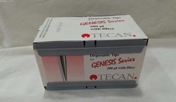 Tecan Disposable Diti Tips, 200uL, Black, Conductive with Filters, Non-sterile 192 pk