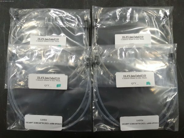 Clear Interconnect Tubing for Tecan Evo 2 x 3 x 800mm. (Dilutor to Distribution Block) Pack of 4. 10619811