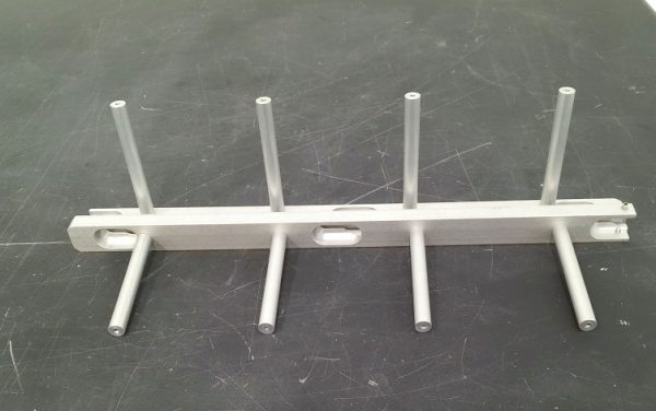 Rail, Custom Carrier, Locking, sold individually. Locks on grids for secure carrier mounting.