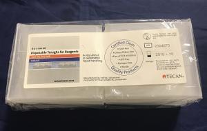 Tecan Disposable Troughs for reagents, 100 mL, box of 108, natural