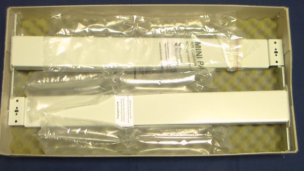 Transport lock shipping bracket for Tecan EVO, Freedom Genesis and Genesis for use to lock during shipping or transport. Set of 2.