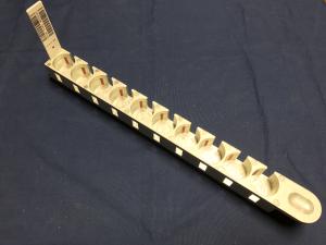 Tecan Reagent Bottle Strip Rack, Aluminum- 10 Position.