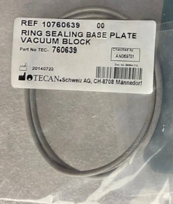 TECAN US, INC. SEALING O-RING, STRIP FOR TE-VACS BASE PLATE. 10760639